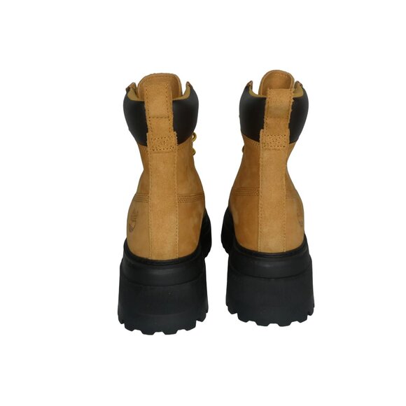 AUTHENTIC Timberland Leather Sky Wheat Nubuck 6in Lace Up Platform Boots - Picture 6 of 9